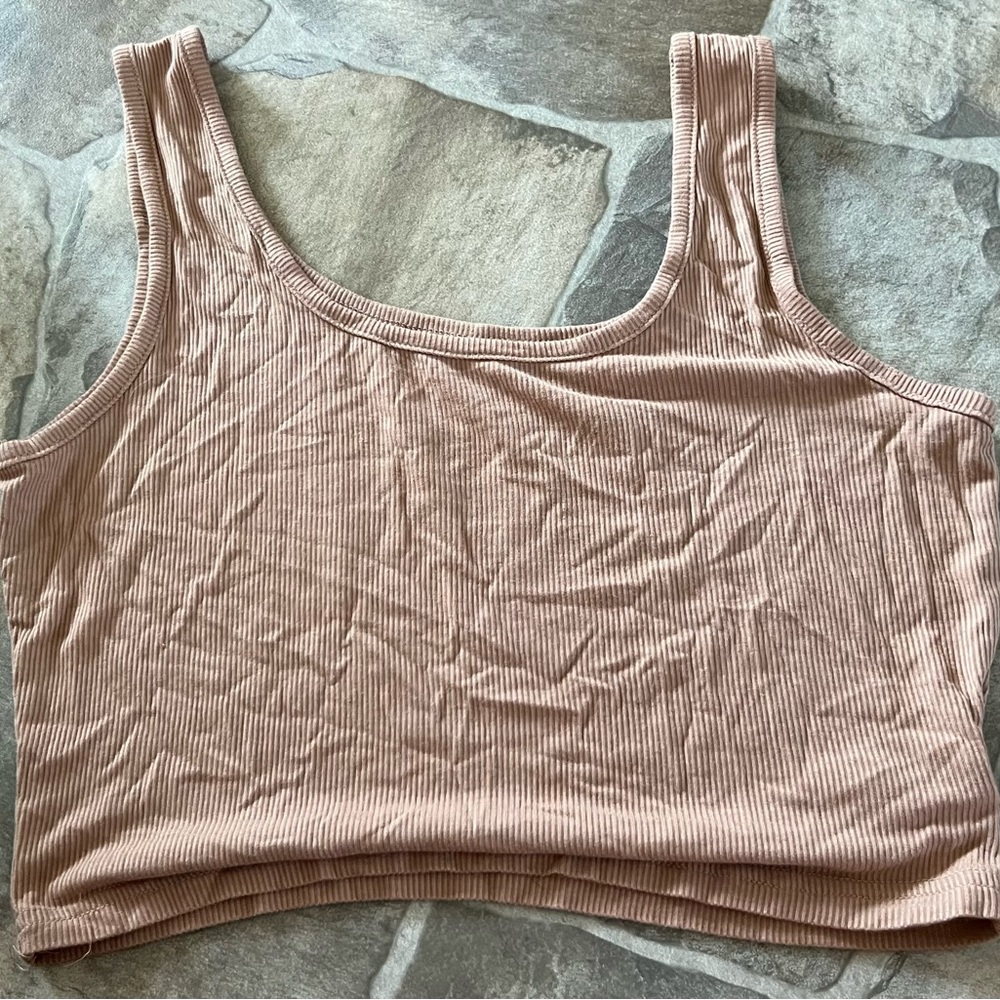 Tan shein tank top size large